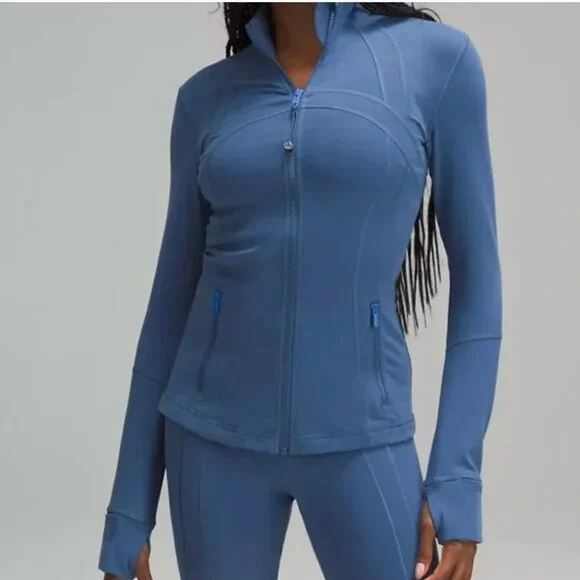 lululemon x PELOTON Define Jacket in Luon Pitch Blue - Picture 1 of 9